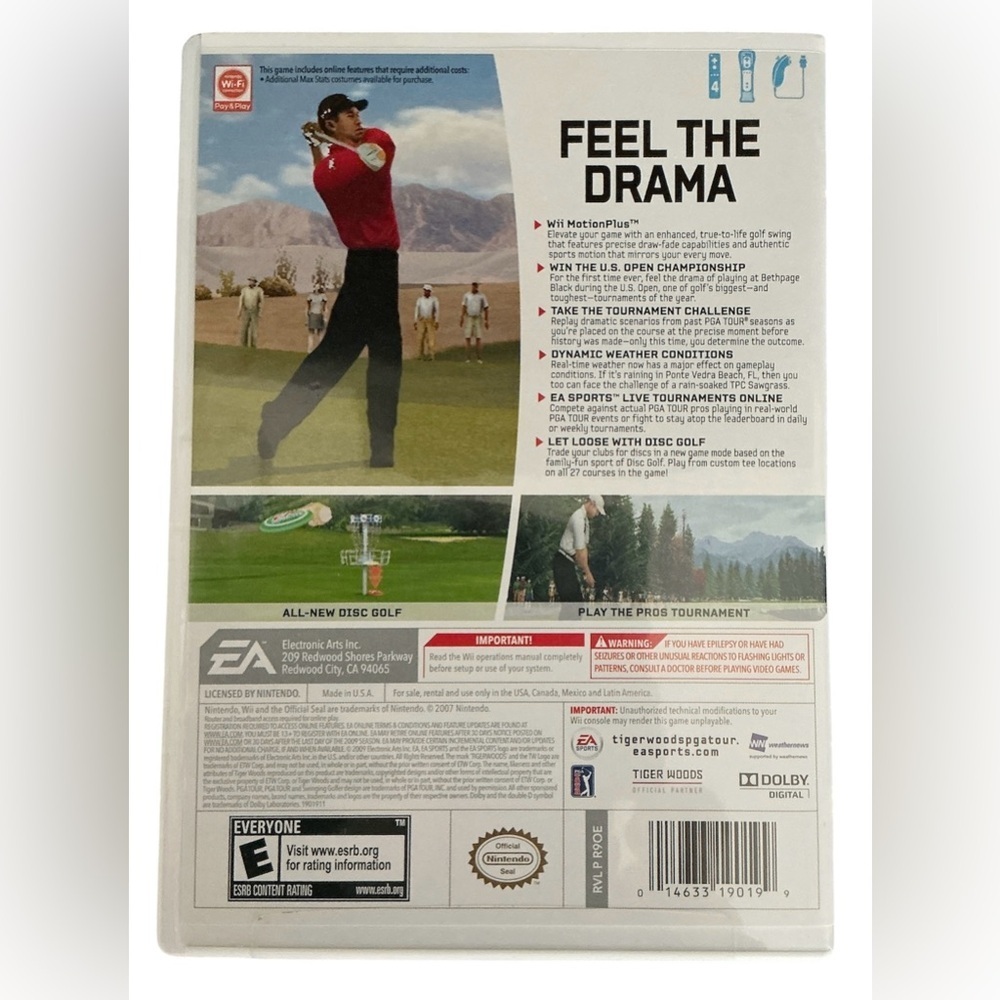 EA Sports Tiger Woods PGA Tour 10 for Nintendo Wii - Picture 4 of 4